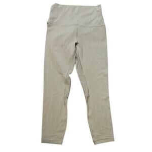 Lululemon Align High-Rise Crop 23" Warm Ash Grey size 6